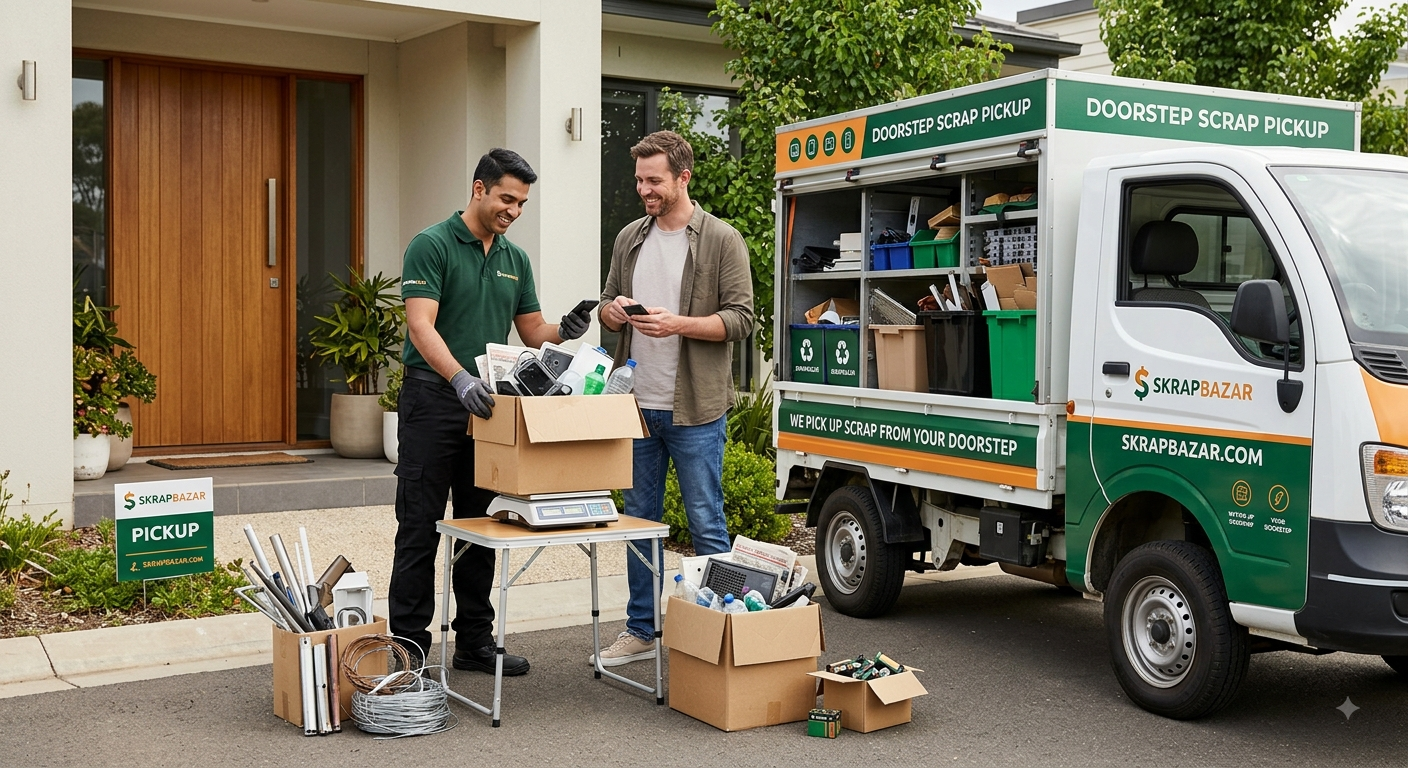 SkrapBazar Doorstep Scrap Pickup